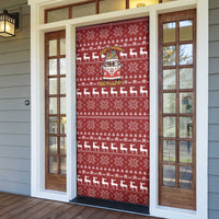 Hippie Car Santa Claus Christmas Door Cover Xmas Holiday Patterns - Wonder Print Shop