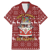 Hippie Car Santa Claus Christmas Family Matching Mermaid Dress and Hawaiian Shirt Xmas Holiday Patterns - Wonder Print Shop