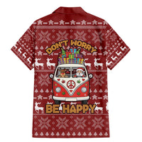Hippie Car Santa Claus Christmas Family Matching Mermaid Dress and Hawaiian Shirt Xmas Holiday Patterns - Wonder Print Shop