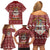 Hippie Car Santa Claus Christmas Family Matching Off Shoulder Short Dress and Hawaiian Shirt Xmas Holiday Patterns - Wonder Print Shop