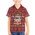 Hippie Car Santa Claus Christmas Family Matching Off Shoulder Short Dress and Hawaiian Shirt Xmas Holiday Patterns - Wonder Print Shop