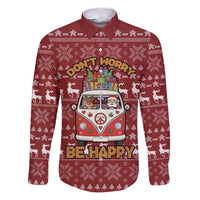 Hippie Car Santa Claus Christmas Family Matching Puletasi and Hawaiian Shirt Xmas Holiday Patterns - Wonder Print Shop