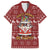 Hippie Car Santa Claus Christmas Family Matching Short Sleeve Bodycon Dress and Hawaiian Shirt Xmas Holiday Patterns - Wonder Print Shop