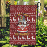 Hippie Car Santa Claus Christmas Garden Flag Xmas Holiday Patterns - Wonder Print Shop