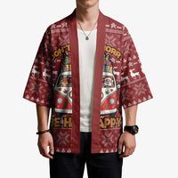 Hippie Car Santa Claus Christmas Kimono Xmas Holiday Patterns - Wonder Print Shop