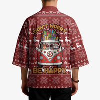 Hippie Car Santa Claus Christmas Kimono Xmas Holiday Patterns - Wonder Print Shop