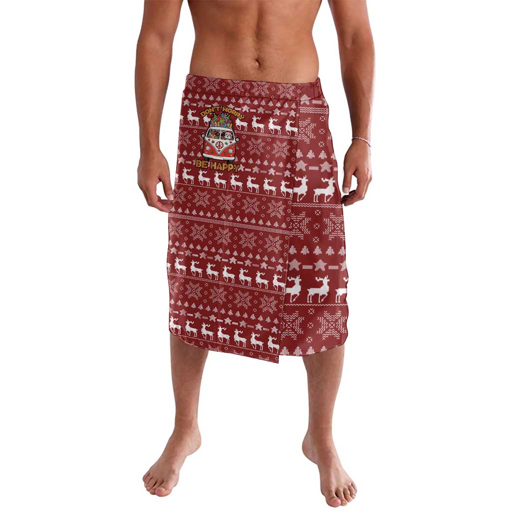 Hippie Car Santa Claus Christmas Lavalava Xmas Holiday Patterns - Wonder Print Shop