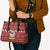 Hippie Car Santa Claus Christmas Leather Bag Xmas Holiday Patterns - Wonder Print Shop