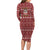 Hippie Car Santa Claus Christmas Long Sleeve Bodycon Dress Xmas Holiday Patterns - Wonder Print Shop