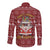 Hippie Car Santa Claus Christmas Long Sleeve Button Shirt Xmas Holiday Patterns - Wonder Print Shop