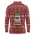 Hippie Car Santa Claus Christmas Long Sleeve Polo Shirt Xmas Holiday Patterns - Wonder Print Shop
