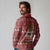 Hippie Car Santa Claus Christmas Long Sleeve Polo Shirt Xmas Holiday Patterns - Wonder Print Shop