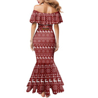 Hippie Car Santa Claus Christmas Mermaid Dress Xmas Holiday Patterns - Wonder Print Shop