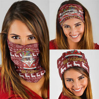 Hippie Car Santa Claus Christmas Neck Gaiter Xmas Holiday Patterns - Wonder Print Shop