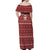Hippie Car Santa Claus Christmas Off Shoulder Maxi Dress Xmas Holiday Patterns - Wonder Print Shop