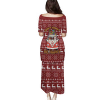 Hippie Car Santa Claus Christmas Puletasi Xmas Holiday Patterns - Wonder Print Shop