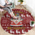 Hippie Car Santa Claus Christmas Round Carpet Xmas Holiday Patterns - Wonder Print Shop