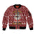 Hippie Car Santa Claus Christmas Sleeve Zip Bomber Jacket Xmas Holiday Patterns - Wonder Print Shop