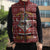 Hippie Car Santa Claus Christmas Sleeveless Puffer Jacket Xmas Holiday Patterns - Wonder Print Shop