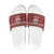 Hippie Car Santa Claus Christmas Slide Sandals Xmas Holiday Patterns - Wonder Print Shop