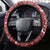 Hippie Car Santa Claus Christmas Steering Wheel Cover Xmas Holiday Patterns - Wonder Print Shop