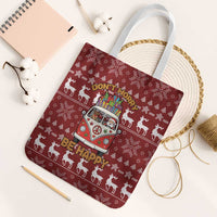 Hippie Car Santa Claus Christmas Tote Bag Xmas Holiday Patterns - Wonder Print Shop