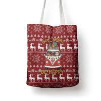 Hippie Car Santa Claus Christmas Tote Bag Xmas Holiday Patterns - Wonder Print Shop