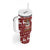 Hippie Car Santa Claus Christmas Tumbler With Handle Xmas Holiday Patterns - Wonder Print Shop