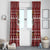 Hippie Car Santa Claus Christmas Window Curtain Xmas Holiday Patterns - Wonder Print Shop