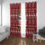 Hippie Car Santa Claus Christmas Window Curtain Xmas Holiday Patterns - Wonder Print Shop