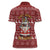 Hippie Car Santa Claus Christmas Women Polo Shirt Xmas Holiday Patterns - Wonder Print Shop