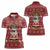 Hippie Car Santa Claus Christmas Women Polo Shirt Xmas Holiday Patterns - Wonder Print Shop
