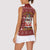Hippie Car Santa Claus Christmas Women Sleeveless Polo Shirt Xmas Holiday Patterns - Wonder Print Shop