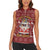 Hippie Car Santa Claus Christmas Women Sleeveless Polo Shirt Xmas Holiday Patterns - Wonder Print Shop