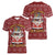 Hippie Car Santa Claus Christmas Women V-Neck T-Shirt Xmas Holiday Patterns - Wonder Print Shop