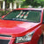 Christmas Bowling Rollin With My Snowmies Auto Sun Shade Xmas Holiday Patterns - Wonder Print Shop