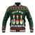 Christmas Bowling Rollin With My Snowmies Baseball Jacket Xmas Holiday Patterns - Wonder Print Shop