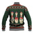 Christmas Bowling Rollin With My Snowmies Baseball Jacket Xmas Holiday Patterns - Wonder Print Shop