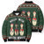 Christmas Bowling Rollin With My Snowmies Bomber Puffer Jacket Xmas Holiday Patterns - Wonder Print Shop