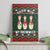 Christmas Bowling Rollin With My Snowmies Canvas Wall Art Xmas Holiday Patterns - Wonder Print Shop