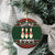 Christmas Bowling Rollin With My Snowmies Ceramic Ornament Xmas Holiday Patterns - Wonder Print Shop