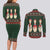 Christmas Bowling Rollin With My Snowmies Couples Matching Long Sleeve Bodycon Dress and Long Sleeve Button Shirt Xmas Holiday Patterns - Wonder Print Shop
