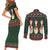 Christmas Bowling Rollin With My Snowmies Couples Matching Short Sleeve Bodycon Dress and Long Sleeve Button Shirt Xmas Holiday Patterns - Wonder Print Shop