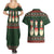 Christmas Bowling Rollin With My Snowmies Couples Matching Summer Maxi Dress and Hawaiian Shirt Xmas Holiday Patterns - Wonder Print Shop