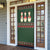 Christmas Bowling Rollin With My Snowmies Door Cover Xmas Holiday Patterns - Wonder Print Shop
