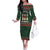 Christmas Bowling Rollin With My Snowmies Family Matching Off The Shoulder Long Sleeve Dress and Hawaiian Shirt Xmas Holiday Patterns - Wonder Print Shop
