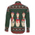 Christmas Bowling Rollin With My Snowmies Family Matching Off Shoulder Maxi Dress and Hawaiian Shirt Xmas Holiday Patterns - Wonder Print Shop