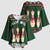 Christmas Bowling Rollin With My Snowmies Kimono Sleeve Blouse Xmas Holiday Patterns - Wonder Print Shop