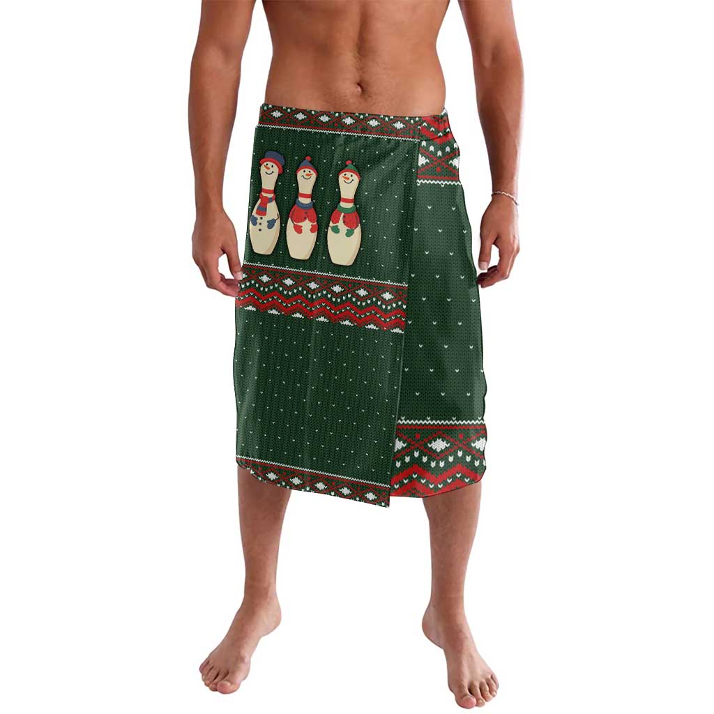 Christmas Bowling Rollin With My Snowmies Lavalava Xmas Holiday Patterns - Wonder Print Shop