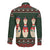 Christmas Bowling Rollin With My Snowmies Long Sleeve Button Shirt Xmas Holiday Patterns - Wonder Print Shop